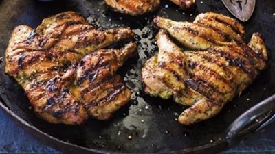 السمان المشوي مع الروز ماري لمتبعي الحميات الغذائية