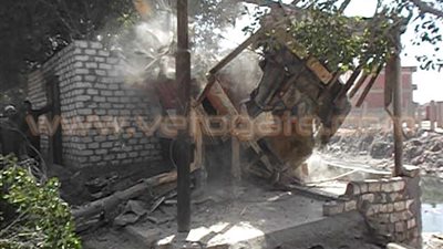 تنفيذ 15 قرار إزالة لتعديات على مجارى مائية بالجيزة