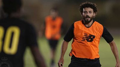 حسام غالي يختتم تدريباته مع النصر استعدادا لملاقاة أحد بالدوري