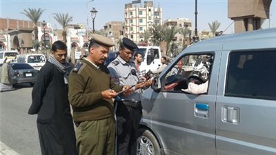ضبط 1011 مخالفة مرورية في قنا