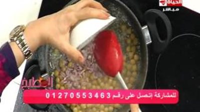 بالفيديو.. طريقة عمل الأرز الأسباني بالحمص