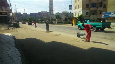 استمرار حملات النظافة والتجميل بقرى مركز جهينة في سوهاج