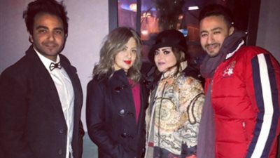 شذى تنشر صورة لها برفقة حمادة هلال من فيينا