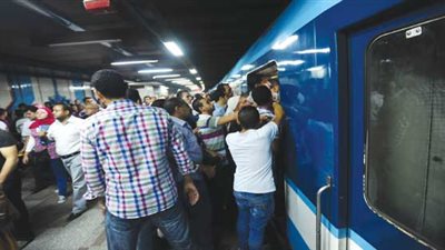 عودة حركة المترو على الخط الأول بعد إصلاح العطل الكهربائي