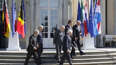 5 صور ترصد اجتماع وزراء الدول المؤسسة للاتحاد الأوروبي في برلين