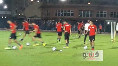 بالصور.. تدريبات منتخب المحللين بسموحة استعدادا لمواجهة المغرب