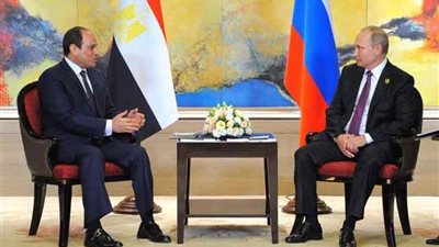 السيسي يهنئ بوتين بمناسبة إعادة انتخابه لفترة رئاسية جديدة