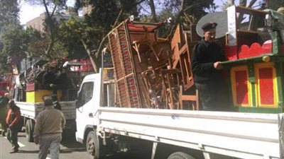 رفع 2500 حالة إشغال طريق في الجيزة