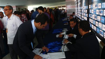 أحمد مرتضى يصل مقر انعقاد انتخابات الجبلاية