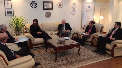 وزيرة الهجرة تلتقي السفير الإيطالي (صور)