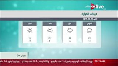 بالفيديو.. «الأرصاد»: الطقس لطيف نهارًا والقاهرة تسجل 22 درجة