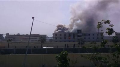 السيطرة على حريق بالمجمع الطبي في طنطا