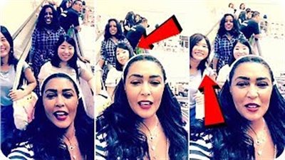 بالفيديو.. فنانة سعودية تتسبب في ضجة بتصرفاتها داخل مول