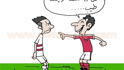 فوز الأهلي بالدوري في كاريكاتير «فيتو»
