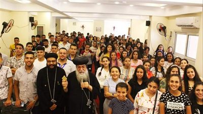 ايبارشية المنيا تنظم مؤتمر شباب ثانوي بحضور الانبا مكاريوس
