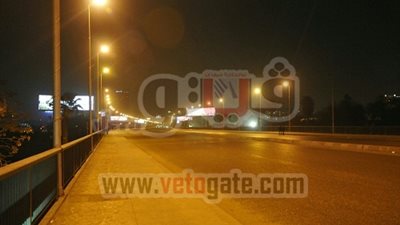 توقف الحركة المرورية أعلى «كوبرى أكتوبر»