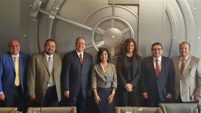 وزيرة الهجرة تلتقى الأطباء المصريين بلوس أنجلوس وكاليفورنيا