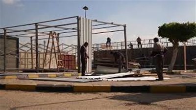 فيديو يرصد بناء أجنحة وخيام معرض القاهرة للكتاب 2018