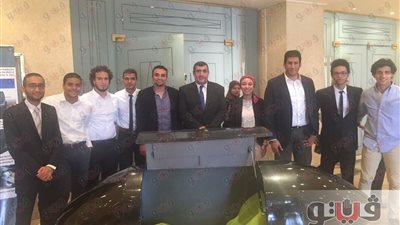 بالصور.. العصار وعبدالغفار يتفقدان مشروع لطلاب «هندسة القاهرة»