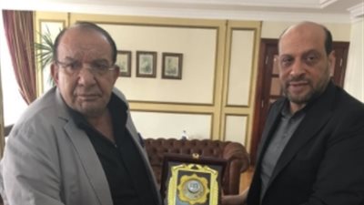 رابطة الأندية تزور نادي المقاولون العرب وتكرم «محمد عادل» (صور)