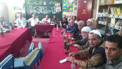 بالصور.. نقل مقام سيدي مرعي إلى خارج مدرسة برشوم بالقليوبية