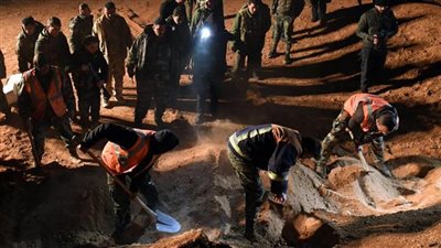 مسئول سوري: داعش وضع 4 آلاف جثة في قبر واحد