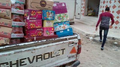 التموين: ضبط 30 ألف عبوة مقرمشات منتهية الصلاحية في بنها