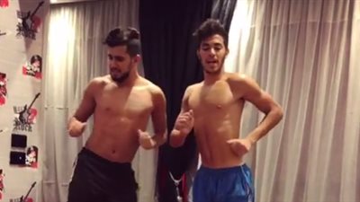 بالفيديو.. وصلة رقص لأولاد «سعد الصغير» بطريقة كوميدية