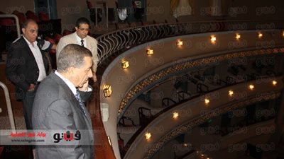 بالصور.. محافظ البحيرة يتفقد دار أوبرا دمنهور ويشيد بنموذجها الأثري