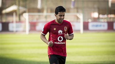 مران بدني إضافي لحمودي بتدريبات الأهلي في التتش