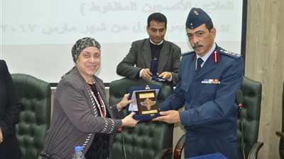 وفد من تمريض عين شمس في زيارة لمعهد طب الطيران والفضاء