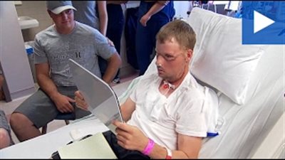 بالفيديو.. جراحة ناجحة لزرع وجه شاب