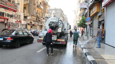حملة نظافة بـ«وسط القاهرة» بعد إقالة رئيس الحي
