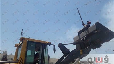 بالصور.. فصل الكهرباء عن «أبوعوف» ببورسعيد لتسهيل الإزالات