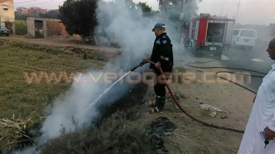 ضبط 17 قضية لمخالفات حرق قش الأرز ومكامير الفحم بالشرقية