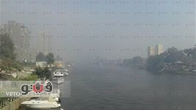 بالصور.. شبورة مائية في سماء القاهرة الكبرى