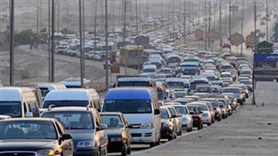 تحويلات مرورية بطريق الإسكندرية الصحراوي بسبب إنشاء كوبري مطار