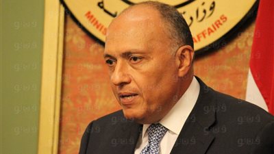 «شكري» ونظيره الفرنسي يتباحثان حول تعزيز العلاقات الاقتصادية والأمنية