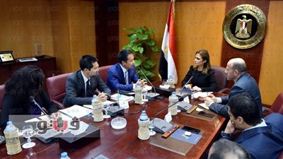 سحر نصر تبحث مع رئيس هواوي سبل زيادة استثمارات الشركة في مصر