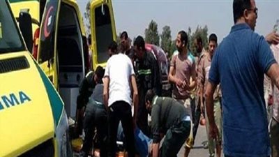 إصابة  5 أشخاص في حادثي تصادم وانقلاب بطرق المنيا