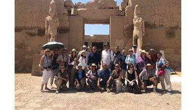 وزير السياحة والآثار يتفقد معبد الكرنك بمحافظة الأقصر