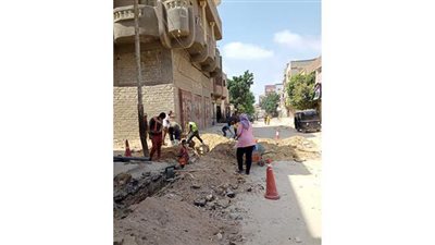 إدارة الطرق بحى العامرية فى الإسكندرية تتابع المشروعات الجارية