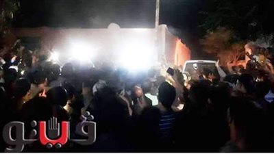 أهالي تلا بالمنوفية يودعون شهيد الواجب بمسقط رأسه | صور