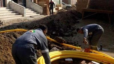 تزايد عدد المتعاقدين على الغاز الطبيعي بالشرقية إلى 331 الفا