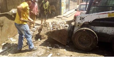 رفع 705 أطنان من تراكمات القمامة بغرب المنصورة