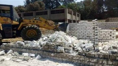 تنفيذ ١٩٣ حالة تعديات على أملاك الدولة بالقليوبية