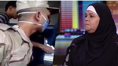 والدة مجند القطار باكية: 