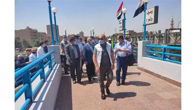 وزير النقل يتفقد محطة سكة حديد المنيا