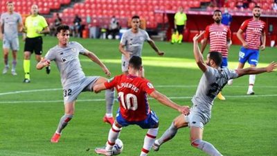 غرناطة يفوز على بيلباو 0/2 ويتصدر الليجا مؤقتًا