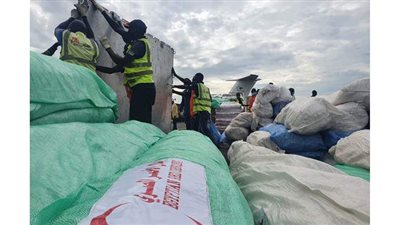 التضامن: 197 طنًا من المساعدات الغذائية والإغاثية إلى شمال وجنوب السودان